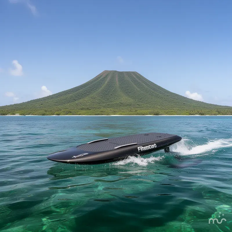 Slide: The Image of Fliteboard 100 CARBON 2023 - 2