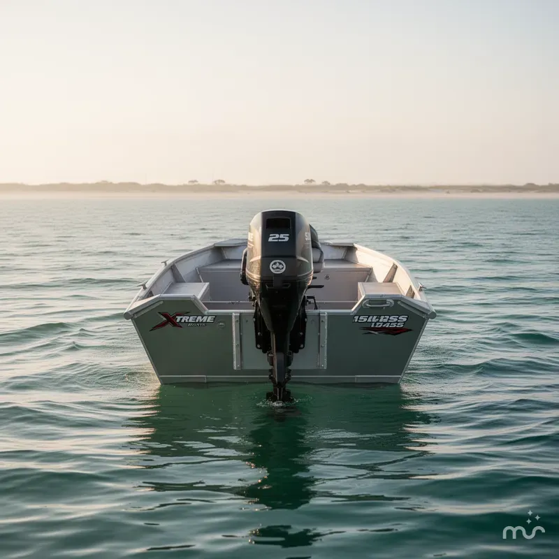 Slide: The Image of Xtreme Boats River Skiff 1542SS Tunnel 2026 - 1