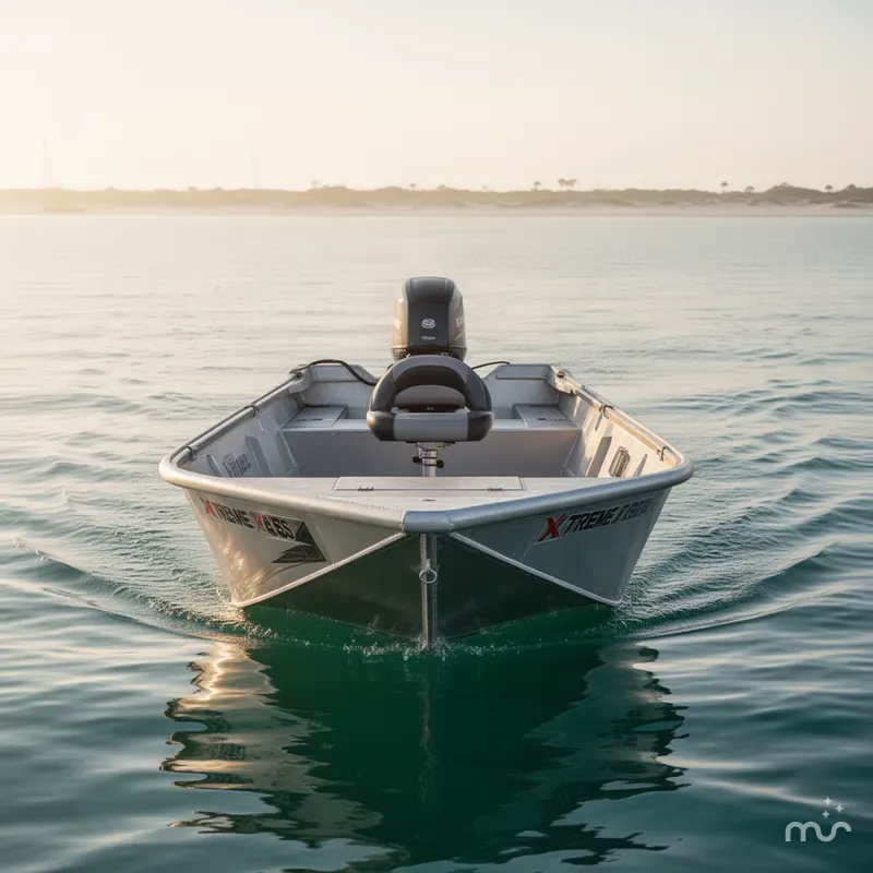 Slide: The Image of Xtreme Boats River Skiff 1542SS Tunnel 2026 - 2