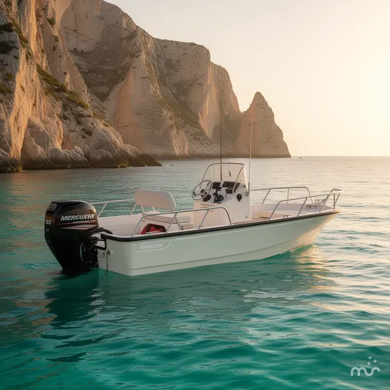 Slide: The Image of Boston Whaler 150 Montauk 2026 - 2