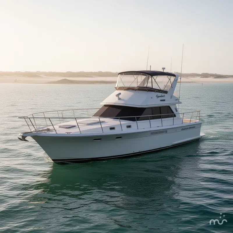 Slide: The Image of Symbol 51 Motor Yacht 1987 - 0