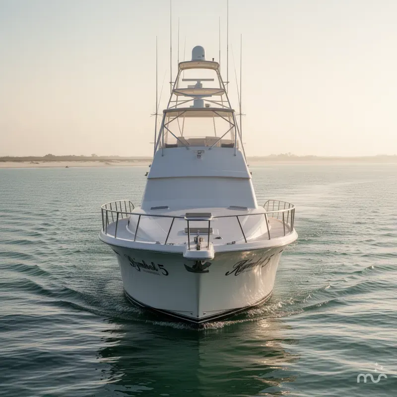 Slide: The Image of Symbol 51 Motor Yacht 1987 - 1