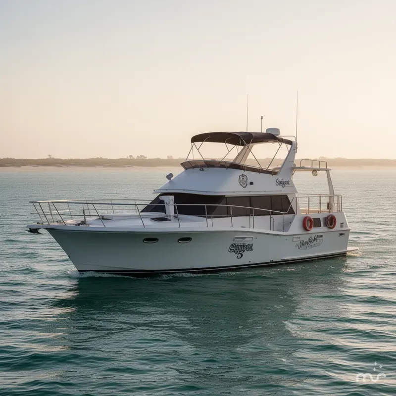Slide: The Image of Symbol 51 Motor Yacht 1987 - 2