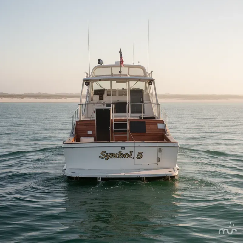 Slide: The Image of Symbol 51 Motor Yacht 1987 - 3