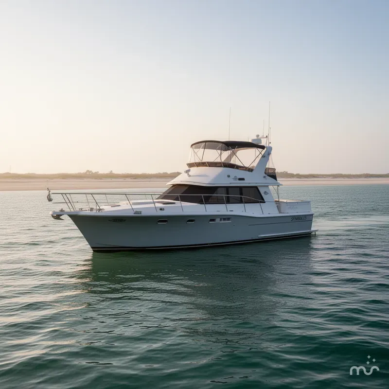 Slide: The Image of Symbol 51 Motor Yacht 1987 - 4