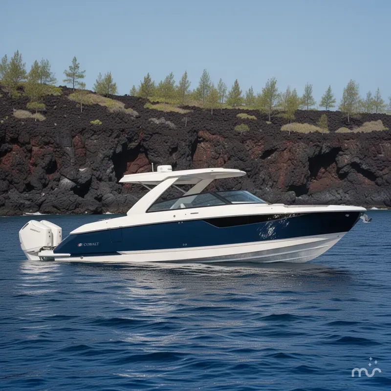 Slide: The Image of Cobalt R35 Outboard 2026 - 2