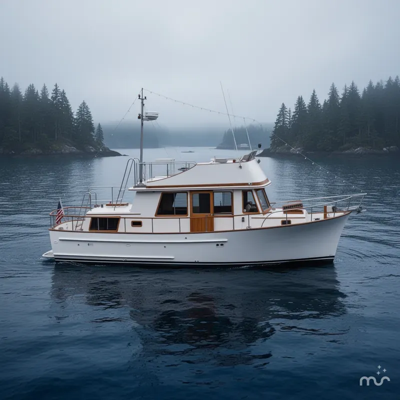 Slide: The Image of CHB Double Cabin Trawler 1979 - 2