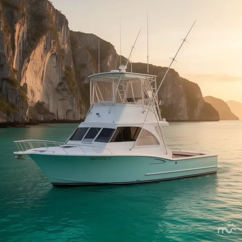 Slide: The Image of Custom Carolina 45 Wills Boatworks - Custom Yachts 1998 - 2