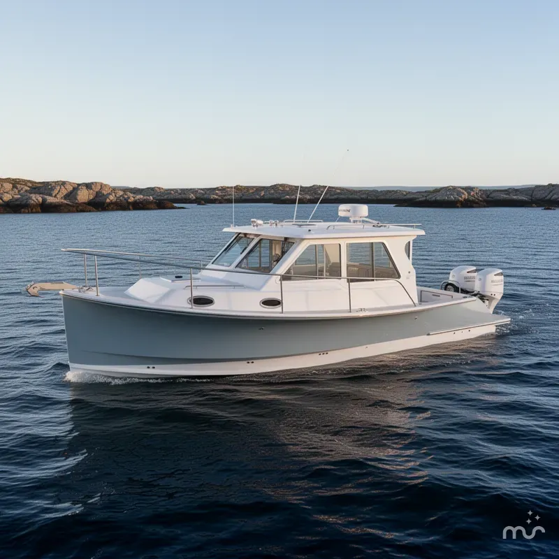 Slide: The Image of True North 34 Outboard Express 2024 - 2