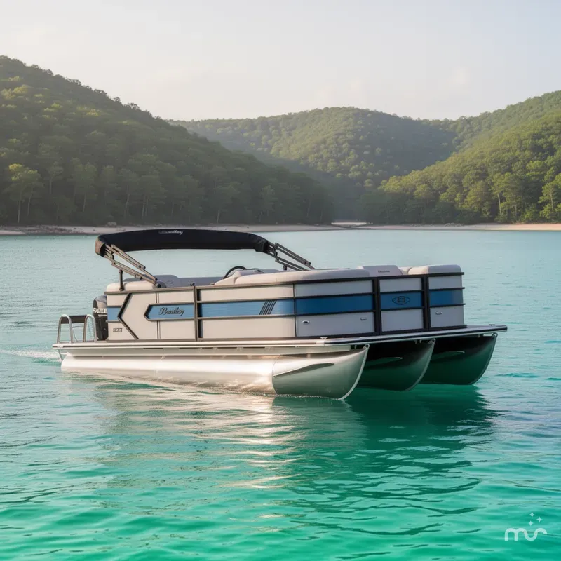Slide: The Image of Bentley Pontoons 223 Bolt Tri-Toon 2026 - 2