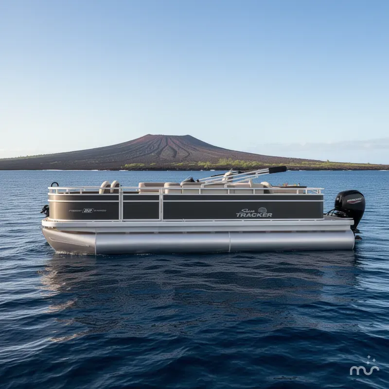 Slide: The Image of Sun Tracker Fishin' Barge 22 DLX 2026 - 2