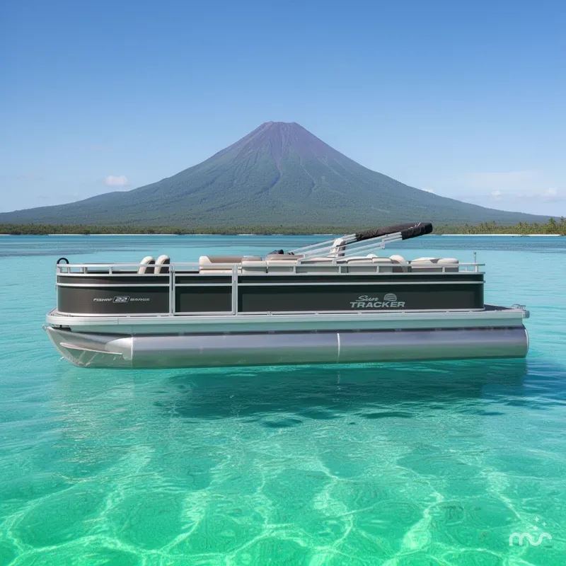 Slide: The Image of Sun Tracker Fishin' Barge 22 DLX 2026 - 2