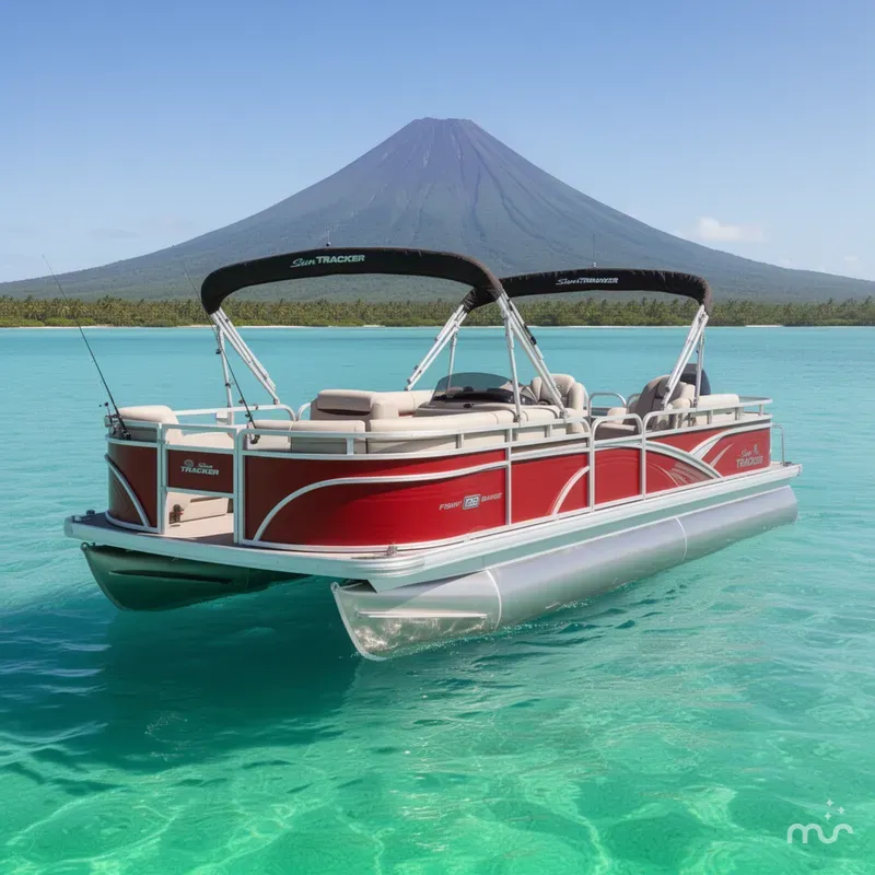 Slide: The Image of Sun Tracker Fishin' Barge 22 DLX 2026 - 3