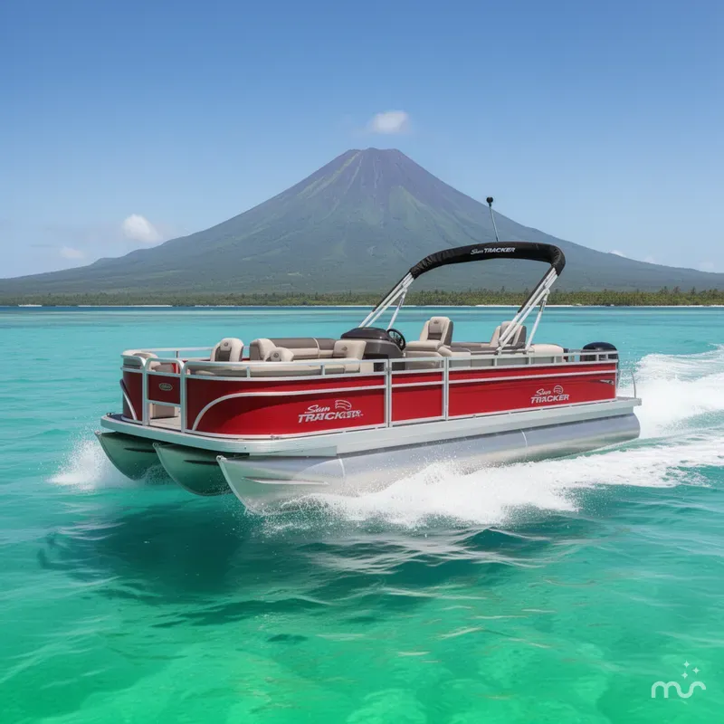 Slide: The Image of Sun Tracker Fishin' Barge 22 DLX 2026 - 4