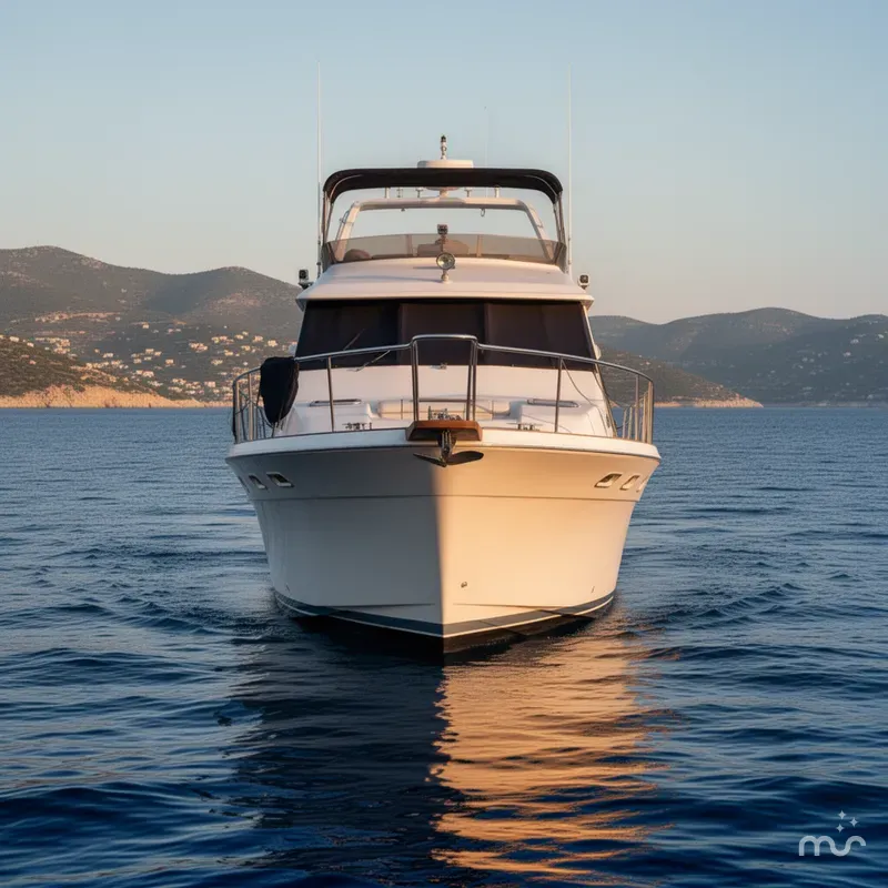Slide: The Image of Bayliner 4588 Pilothouse 1989 - 1