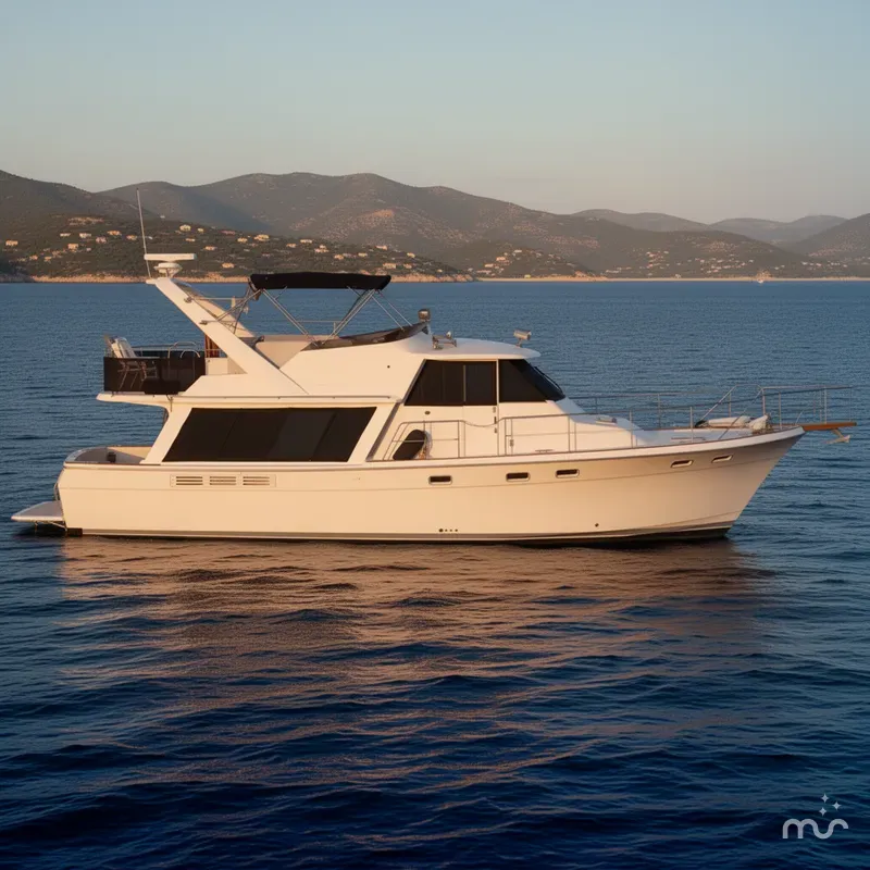 Slide: The Image of Bayliner 4588 Pilothouse 1989 - 2