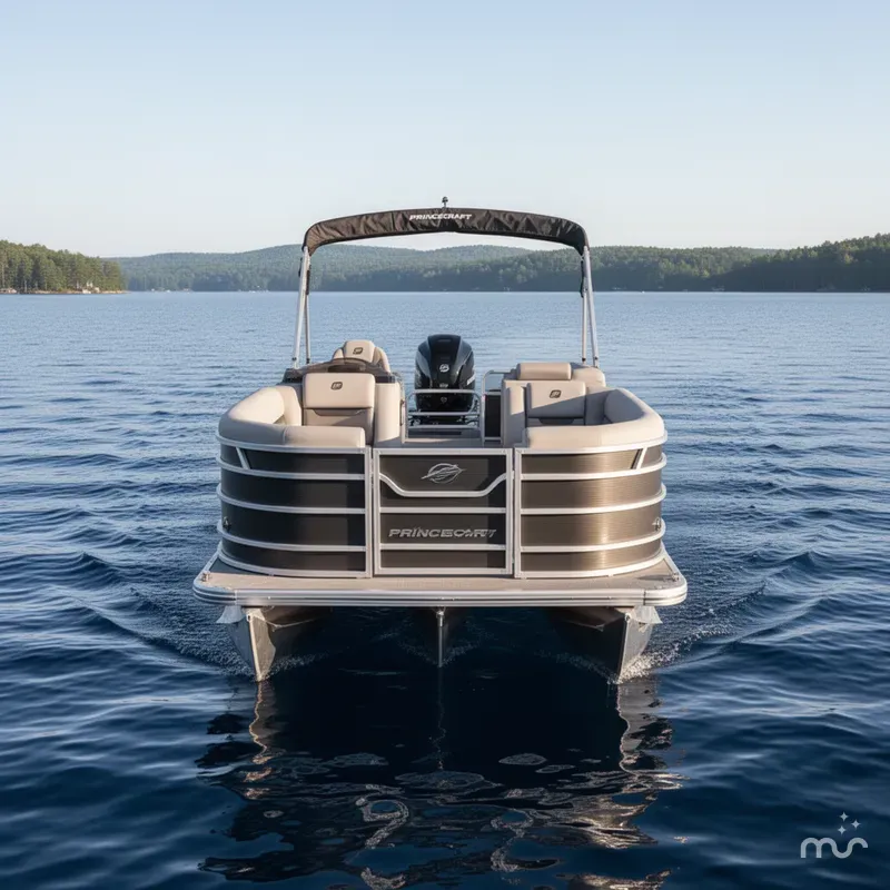 Slide: The Image of Princecraft Vectra 23 RL Tritoon & Mercury 4-Stroke EFI 2026 - 1