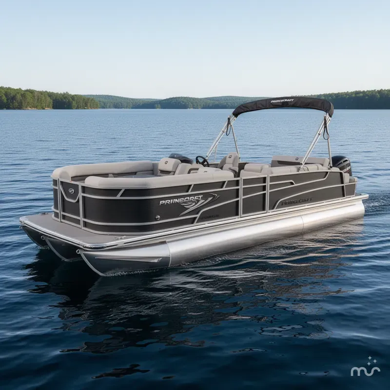 Slide: The Image of Princecraft Vectra 150HP 23 RL Tritoon 2026 - 0