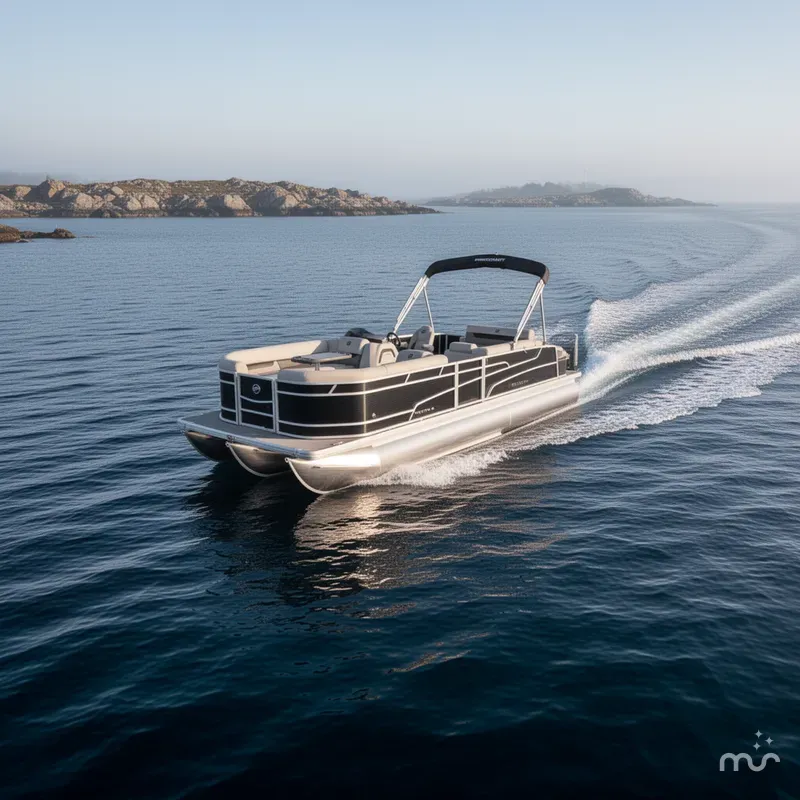 Slide: The Image of Princecraft Vectra 23 RL Swingback Tritoon & Mercury 4-Stroke EFI 2026 - 1