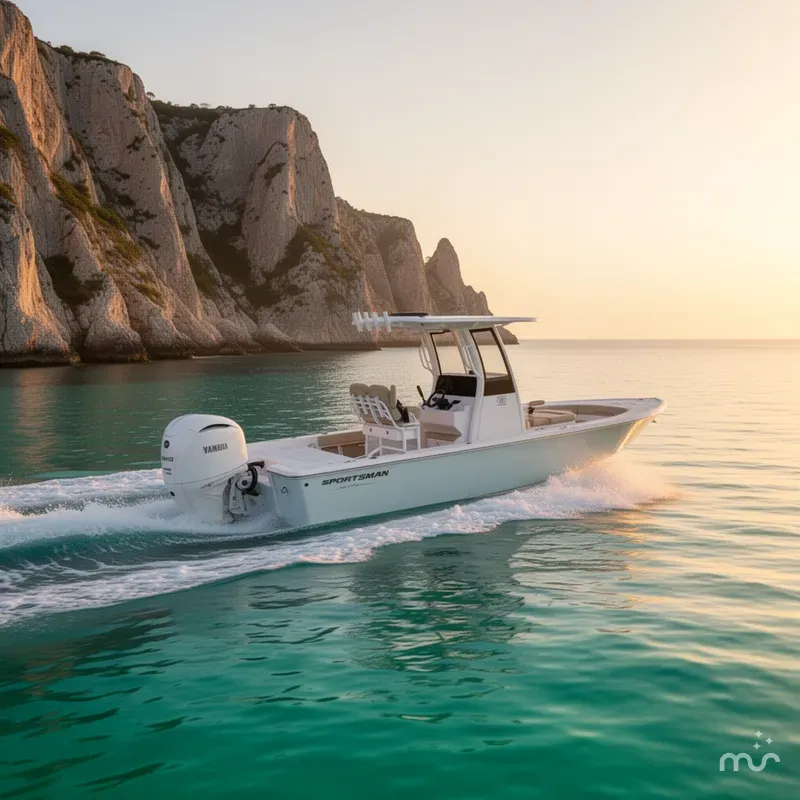 Slide: The Image of Sportsman Masters 247OE Bay Boat 2026 - 4