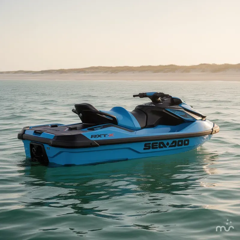 Slide: The Image of Sea-Doo RXT-X™ 325 Gulfstream Blue Premium 2026 - 1