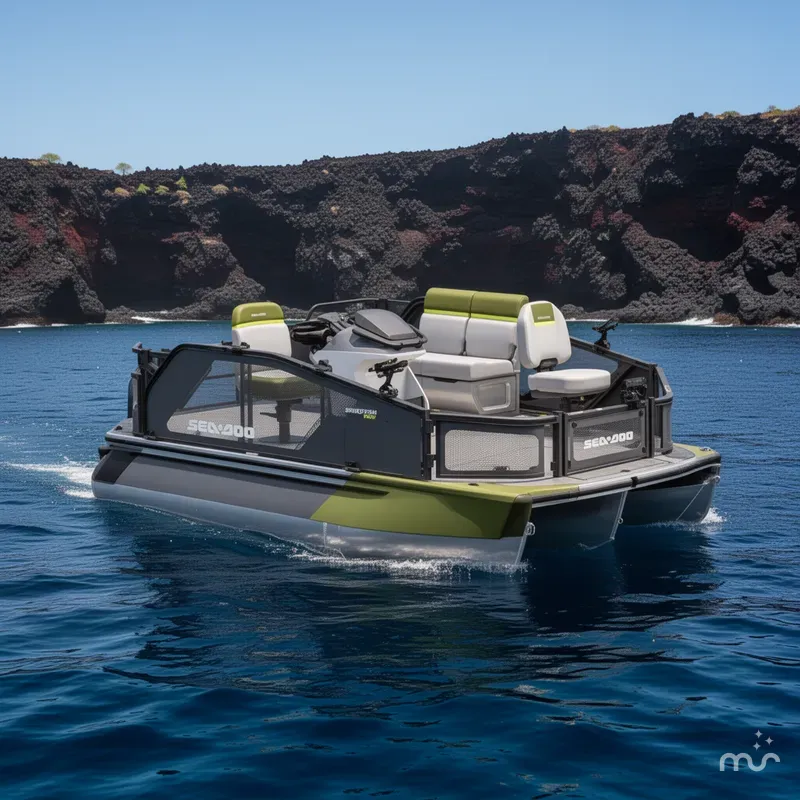 The Image of Sea-Doo Switch Fish™ Compact - 170 Hp Galvanized 2026 - 0
