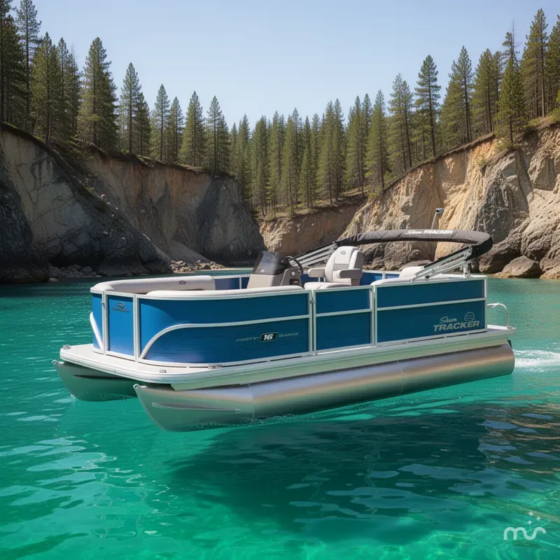 The Image of Sun Tracker Party Barge 16 DLX 2026 - 0