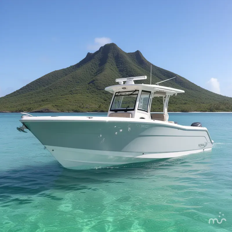 Slide: The Image of Robalo R302 Center Console 2023 - 2