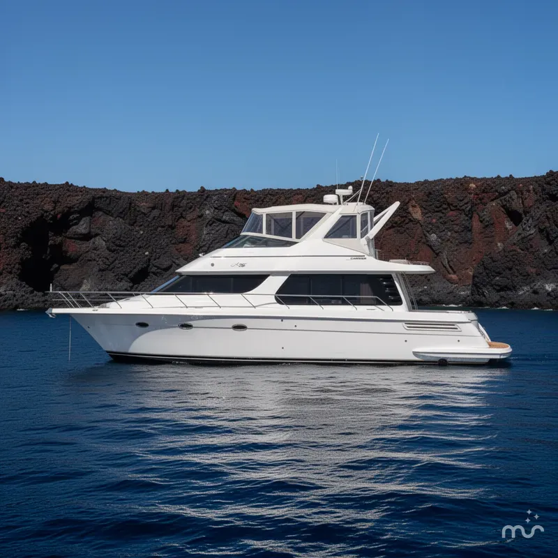 Slide: The Image of Carver Yachts 530 Voyager Pilothouse 2000 - 2