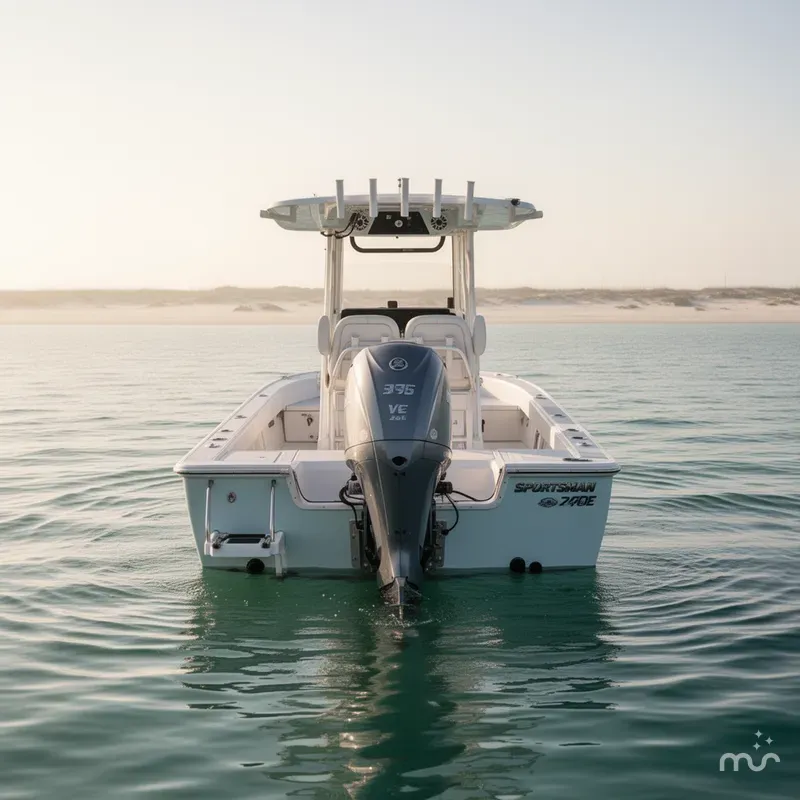 Slide: The Image of Sportsman Masters 247OE Bay Boat 2026 - 2