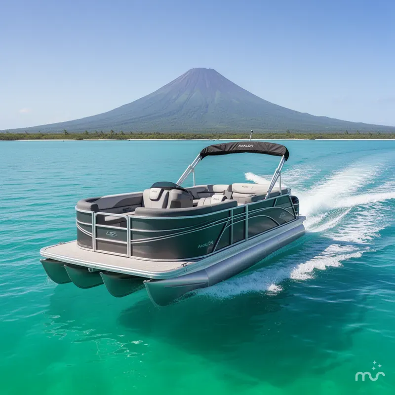 Slide: The Image of Avalon LSZ 23 QUAD LOUNGER-TRITOON-175HP 2026 - 2