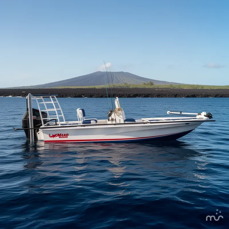 Slide: The Image of Mako 18 Pro Skiff Patriot Edition 2026 - 2