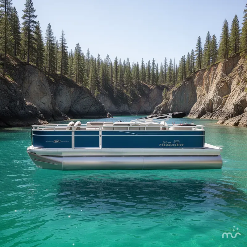 Slide: The Image of Sun Tracker Fishin' Barge 20 DLX 2026 - 2