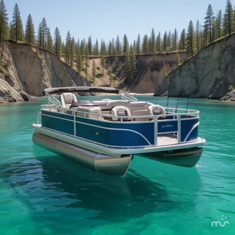 Slide: The Image of Sun Tracker Fishin' Barge 20 DLX 2026 - 3