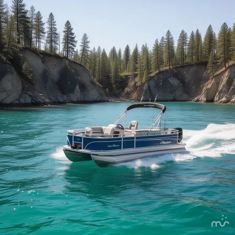 Slide: The Image of Sun Tracker Fishin' Barge 20 DLX 2026 - 4
