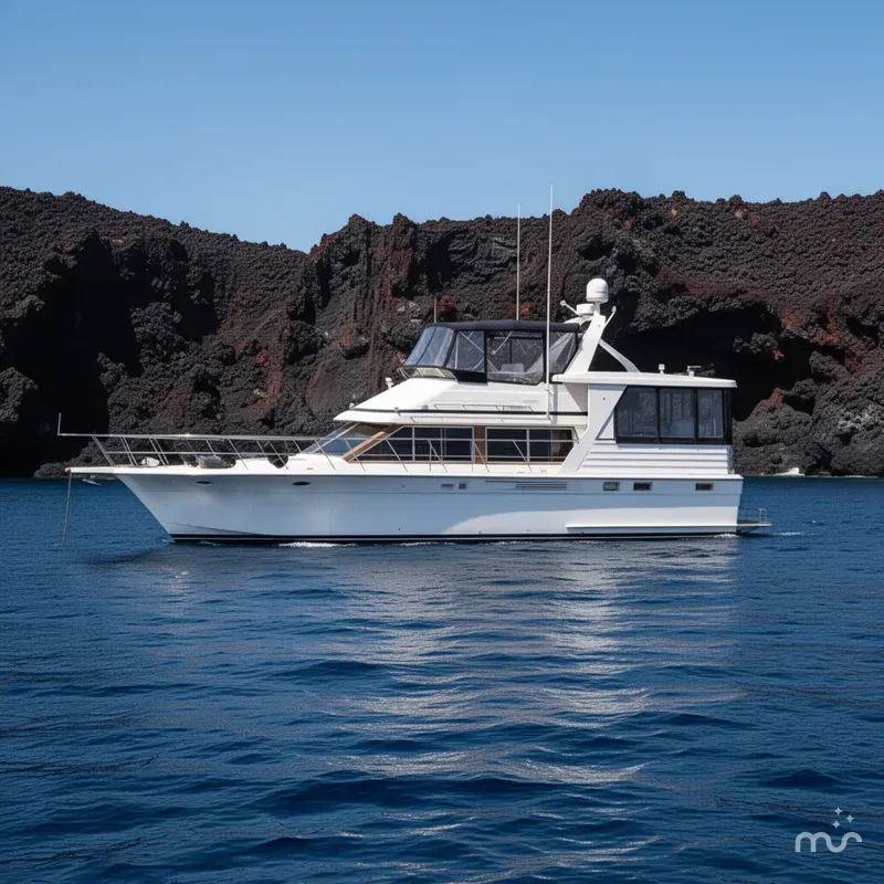 Slide: The Image of Jefferson Rivanna 48 Sundeck MY 1991 - 2