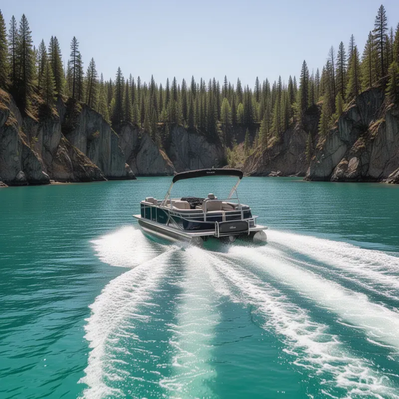 The Image of Tahoe LTZ 200HP Quad Lounge 2385 Tritoon 2026 - 0