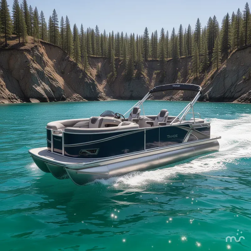 Slide: The Image of Tahoe LTZ 200HP Quad Lounge 2385 Tritoon 2026 - 2