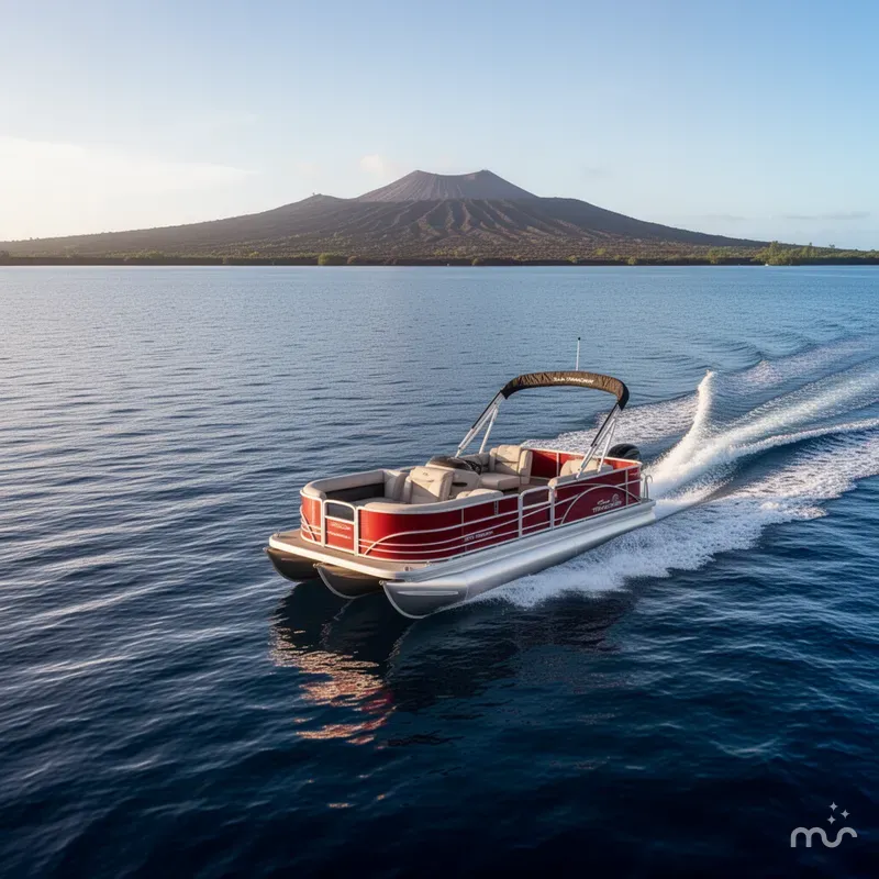 Slide: The Image of Sun Tracker Party Barge 18 DLX 2026 - 4
