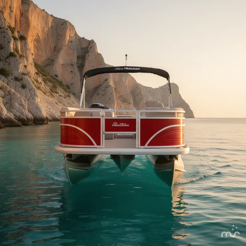 Slide: The Image of Sun Tracker Fishin' Barge 22 DLX 2026 - 1