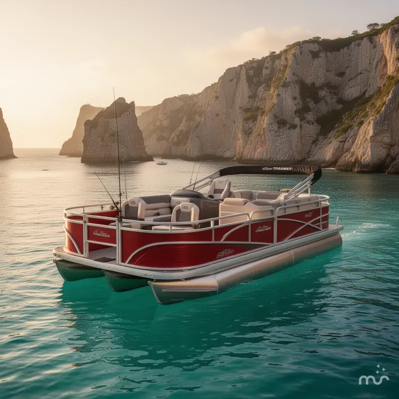 Slide: The Image of Sun Tracker Fishin' Barge 22 DLX 2026 - 3