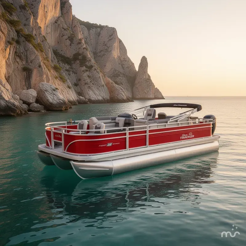 Slide: The Image of Sun Tracker Fishin' Barge 22 DLX 2026 - 4