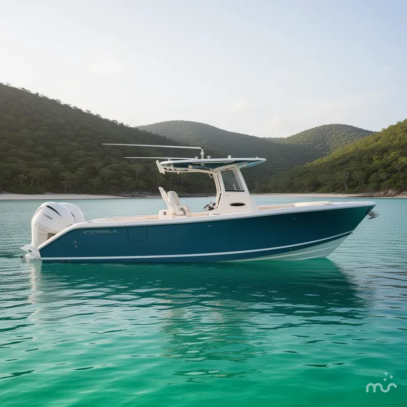 Slide: The Image of Cobia 285 Center Console 2026 - 2