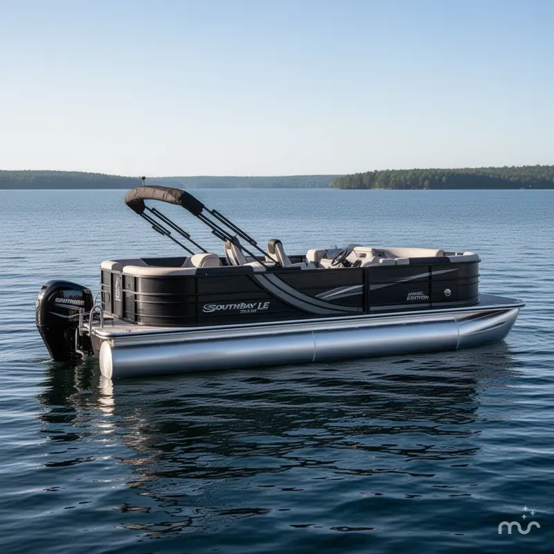 Slide: The Image of South Bay LE 224 RS 2.75 JAWS EDITION TRITOON 2026 - 1