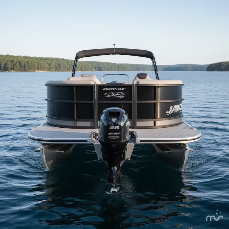 Slide: The Image of South Bay LE 224 RS 2.75 JAWS EDITION TRITOON 2026 - 2