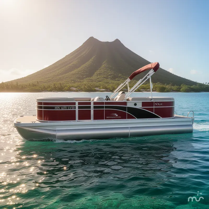 Slide: The Image of Bennington 21 SX Pontoon 2019 - 4