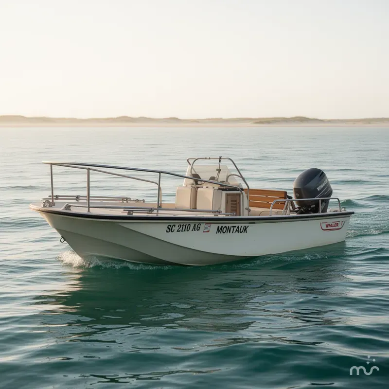 Slide: The Image of Boston Whaler 17 Montauk 1991 - 0
