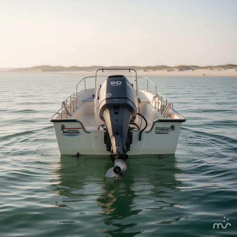 Slide: The Image of Boston Whaler 17 Montauk 1991 - 1
