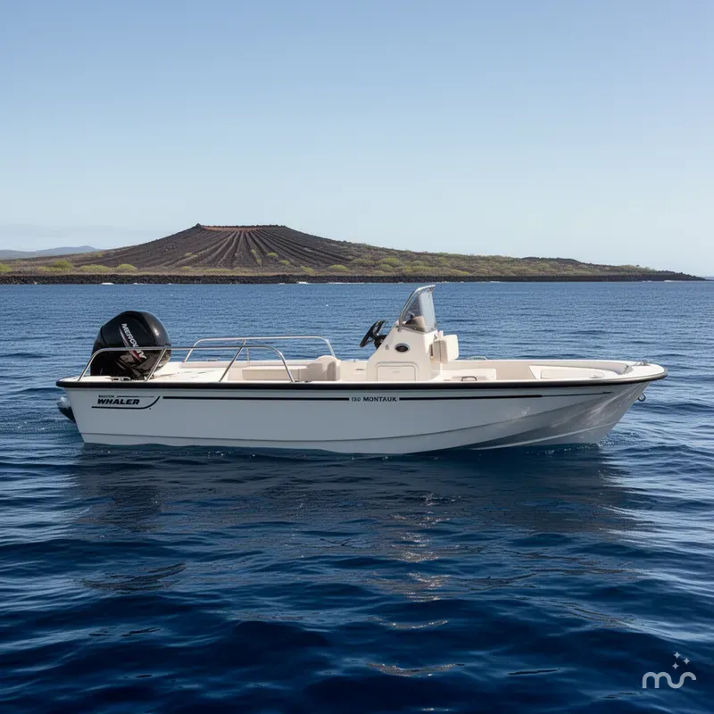 Slide: The Image of Boston Whaler 150 Montauk 2026 - 2