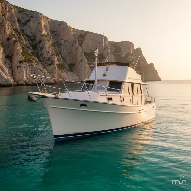Slide: The Image of Mainship 34 Trawler 1982 - 1